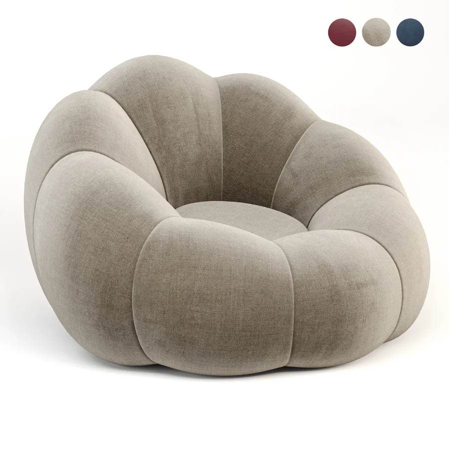 bean bag pumpkin chair Image 3