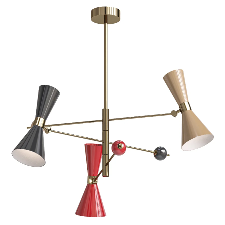 Modern Sputnik Chandelier Image 1