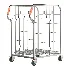 Compact Foldable Stock Cage Trolley - Thumbnail 4