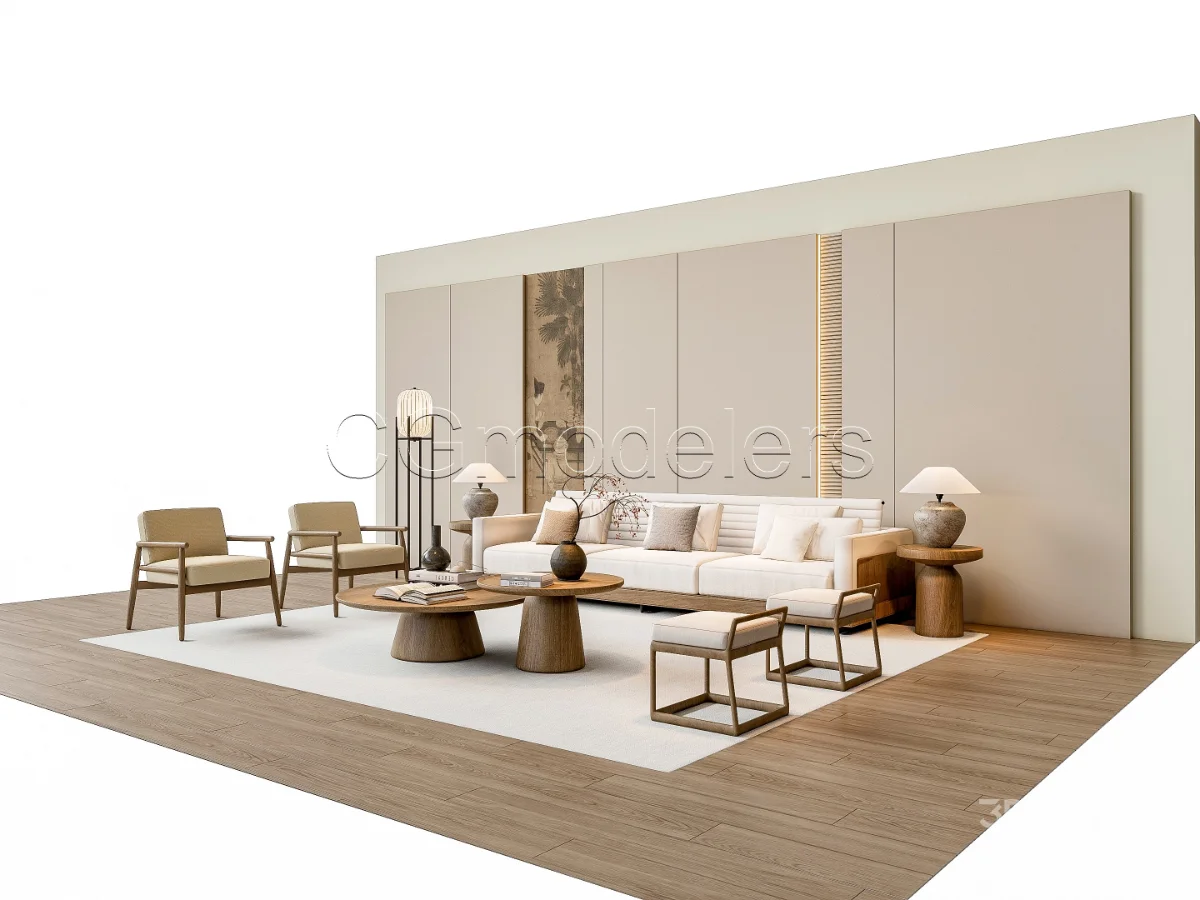 MODERN LUXURY LIVING ROOM SET 2 Image 19
