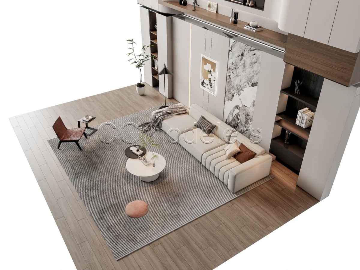MODERN LUXURY LIVING ROOM SET 13 Image 8
