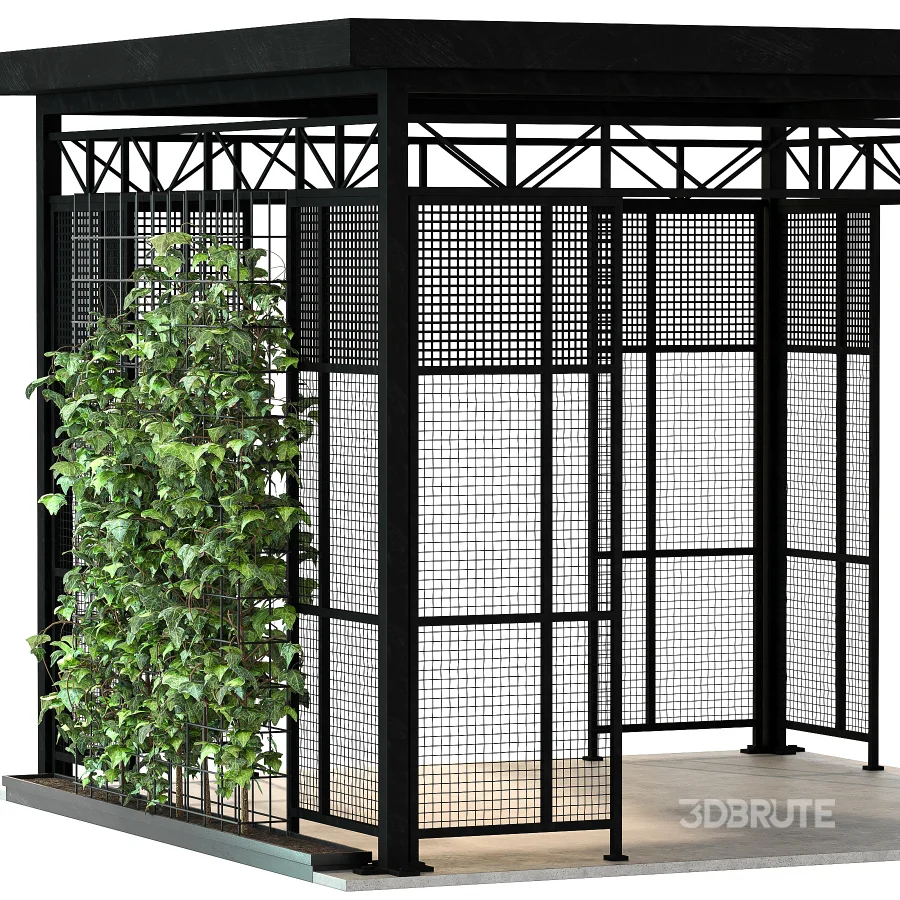 Outdoor Gazebo Metal Pavilion Structure Image 5