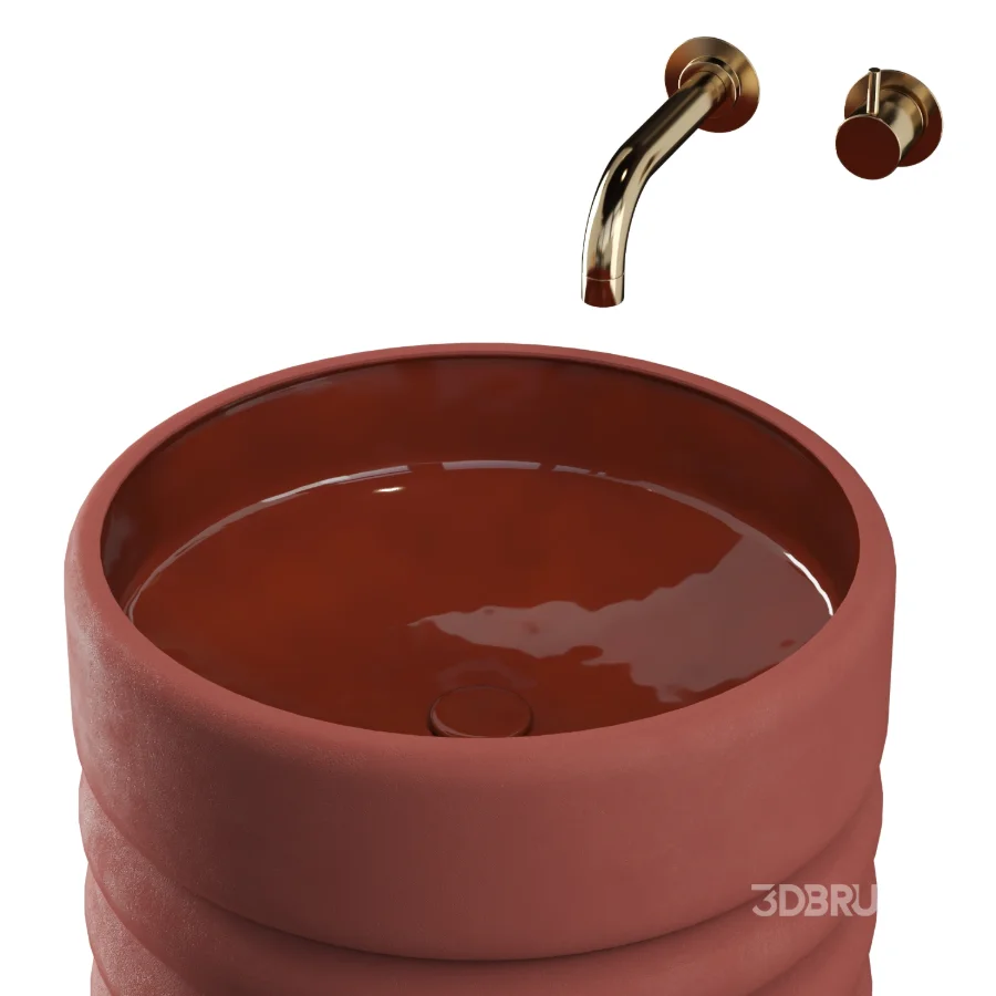 Freestanding Clay Basins FB III | Studio LOHO Image 1