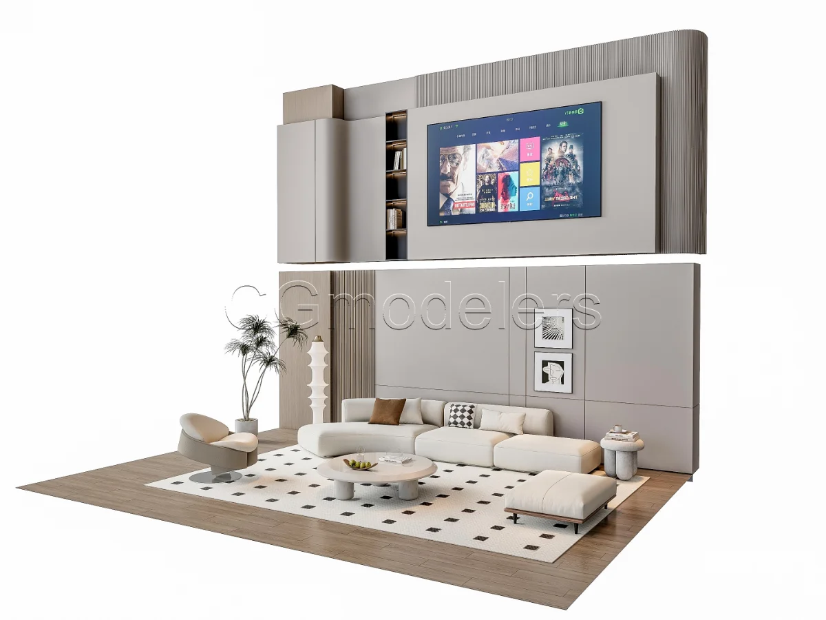 MODERN LUXURY LIVING ROOM SET 11 Image 16