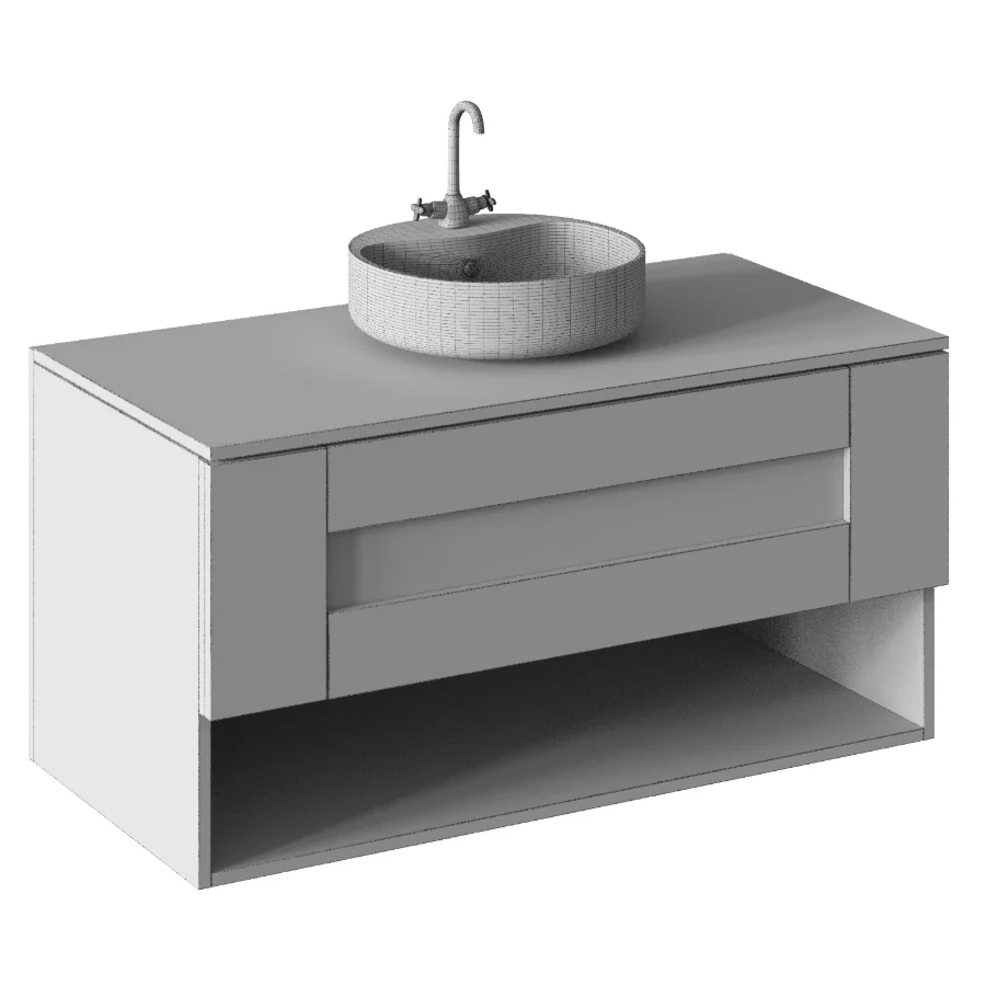 Craft Wall-Mounted Vanity Cabinet Image 2