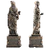 Classical Roman Goddess Statue with Ornamental Pedestal - Thumbnail 4