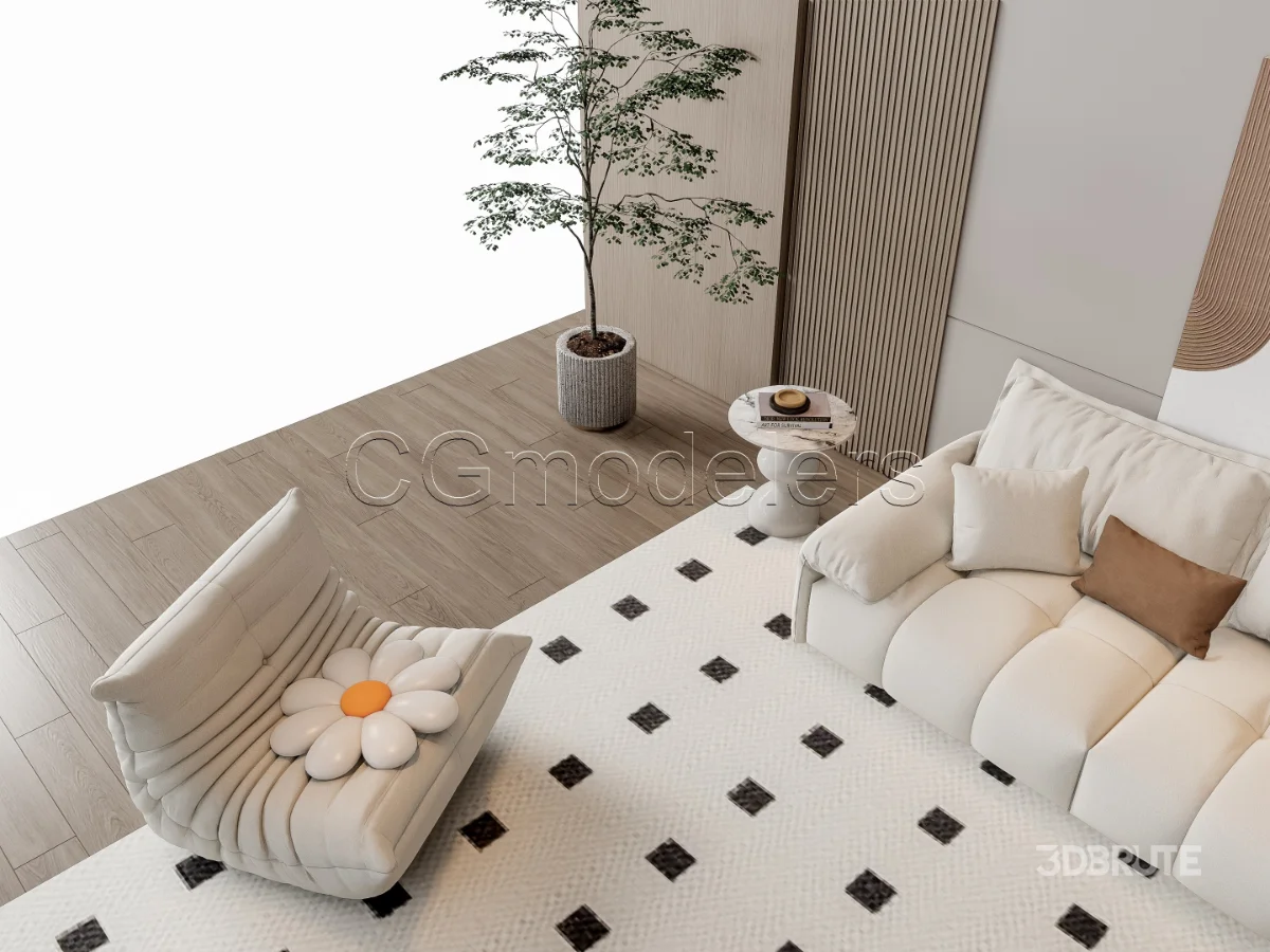 MODERN LUXURY LIVING ROOM SET 10 Image 12