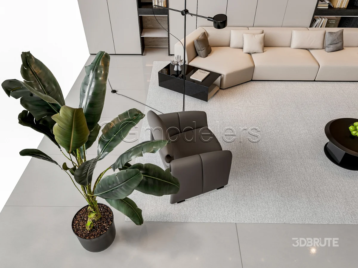 MODERN LUXURY LIVING ROOM SET 4 Image 19