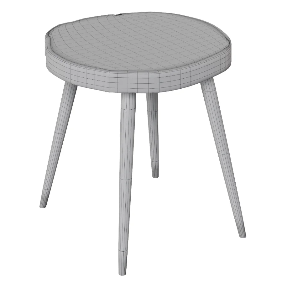 Solid Wood Log Coffee Table Image 2