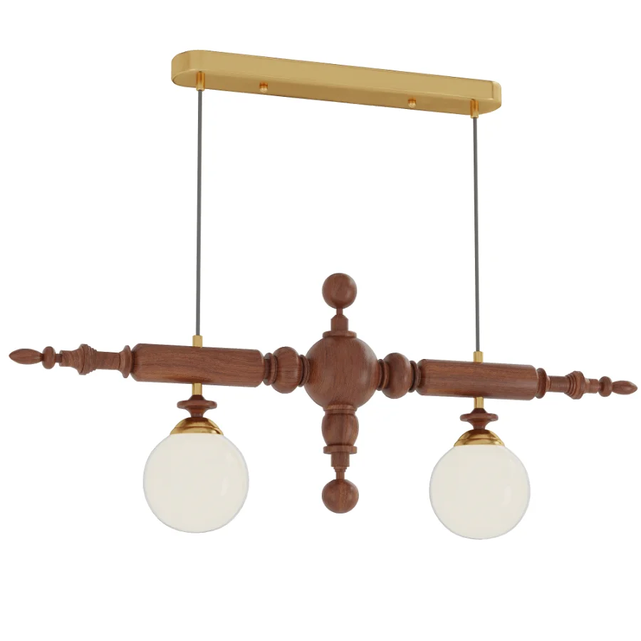 Cambridge Wooden Chandelier Image 1
