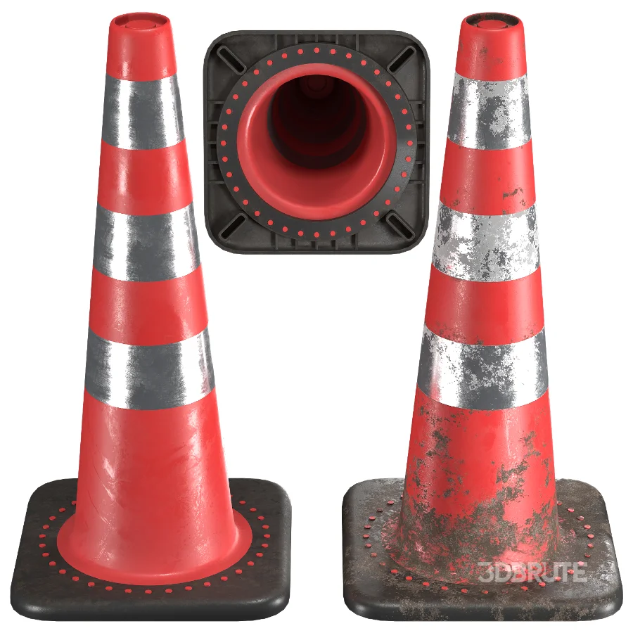 Plastic Traffic Cone Image 2