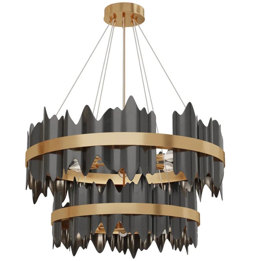 Verda Modern Circular Chandelier Image 1