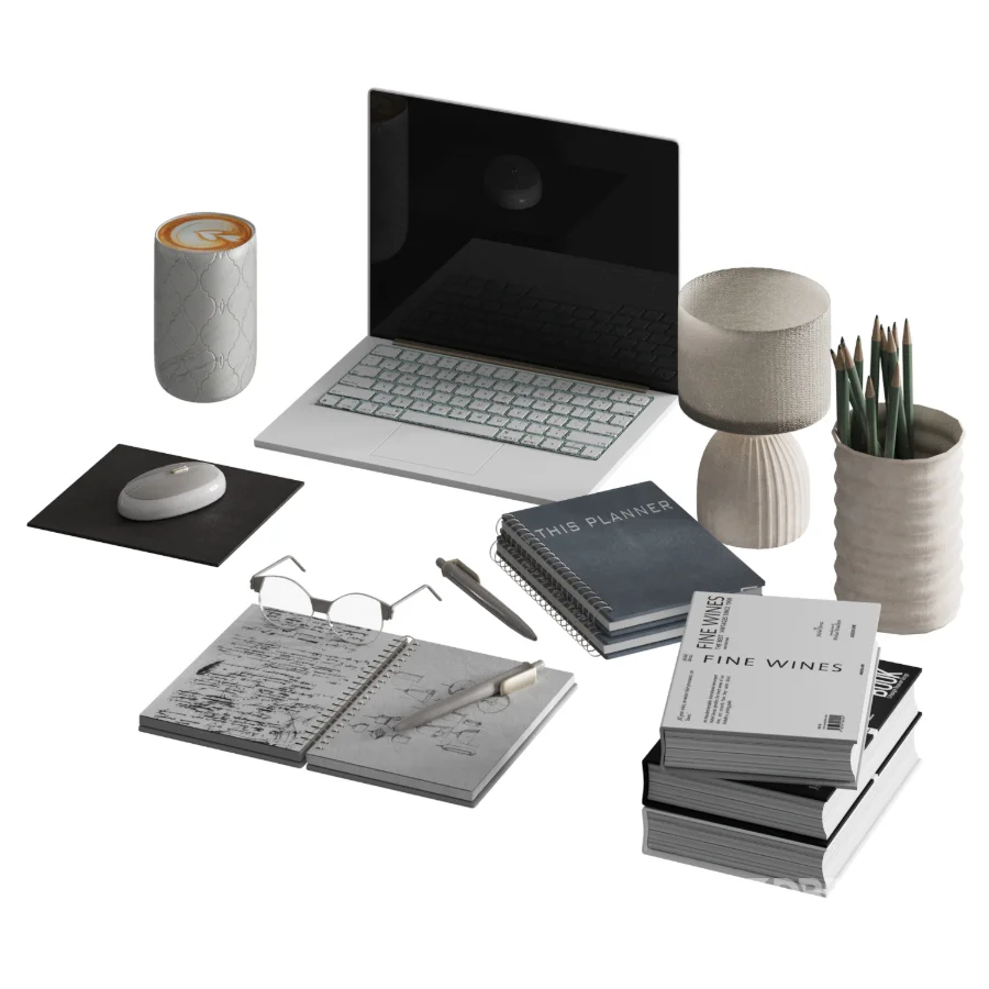 Office Workplace Set Image 1