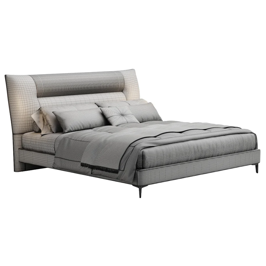 Scandinavian double bed 08 Image 3