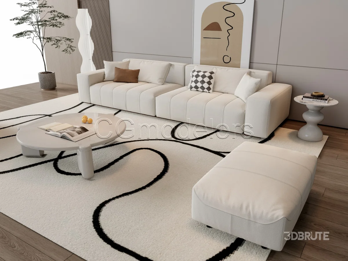 MODERN LUXURY LIVING ROOM SET 15 Image 17