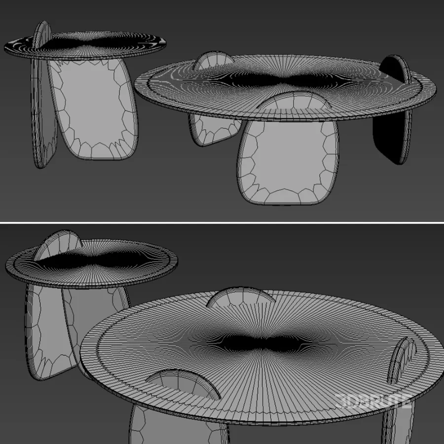 Shark Coffee Tables set by Roche Bobois Image 3
