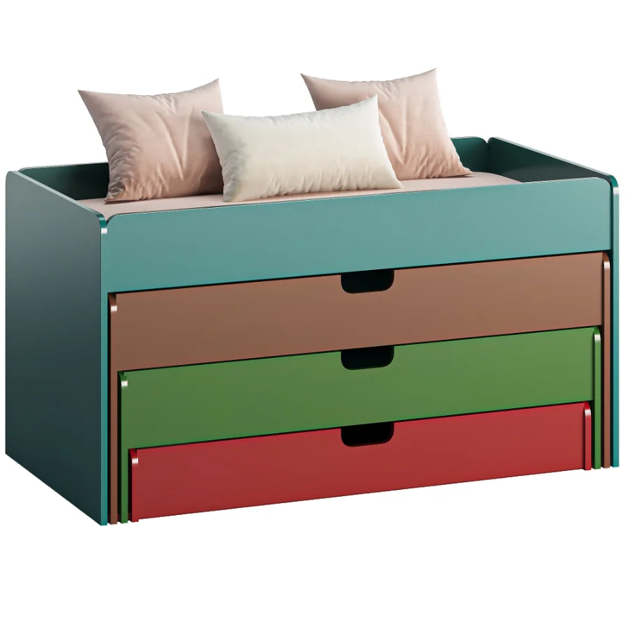 Foldable Kids Bunk Bed Image 1