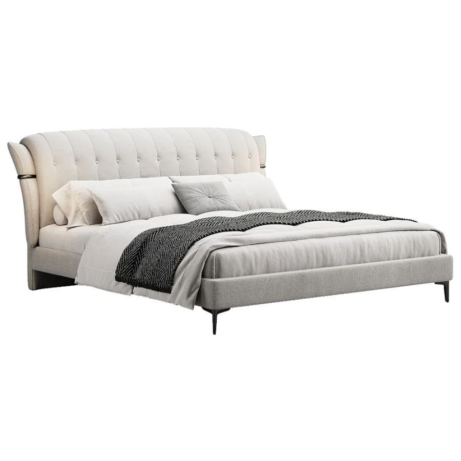 Scandinavian double bed 05 Image 1
