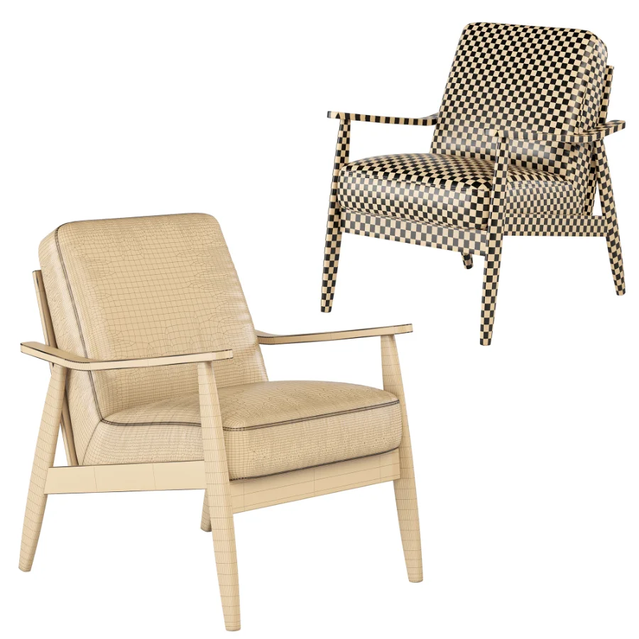 Mid century modern chair 05 Image 2