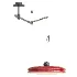 Adjustable Arm Flat Pendant Lamp - Thumbnail 4