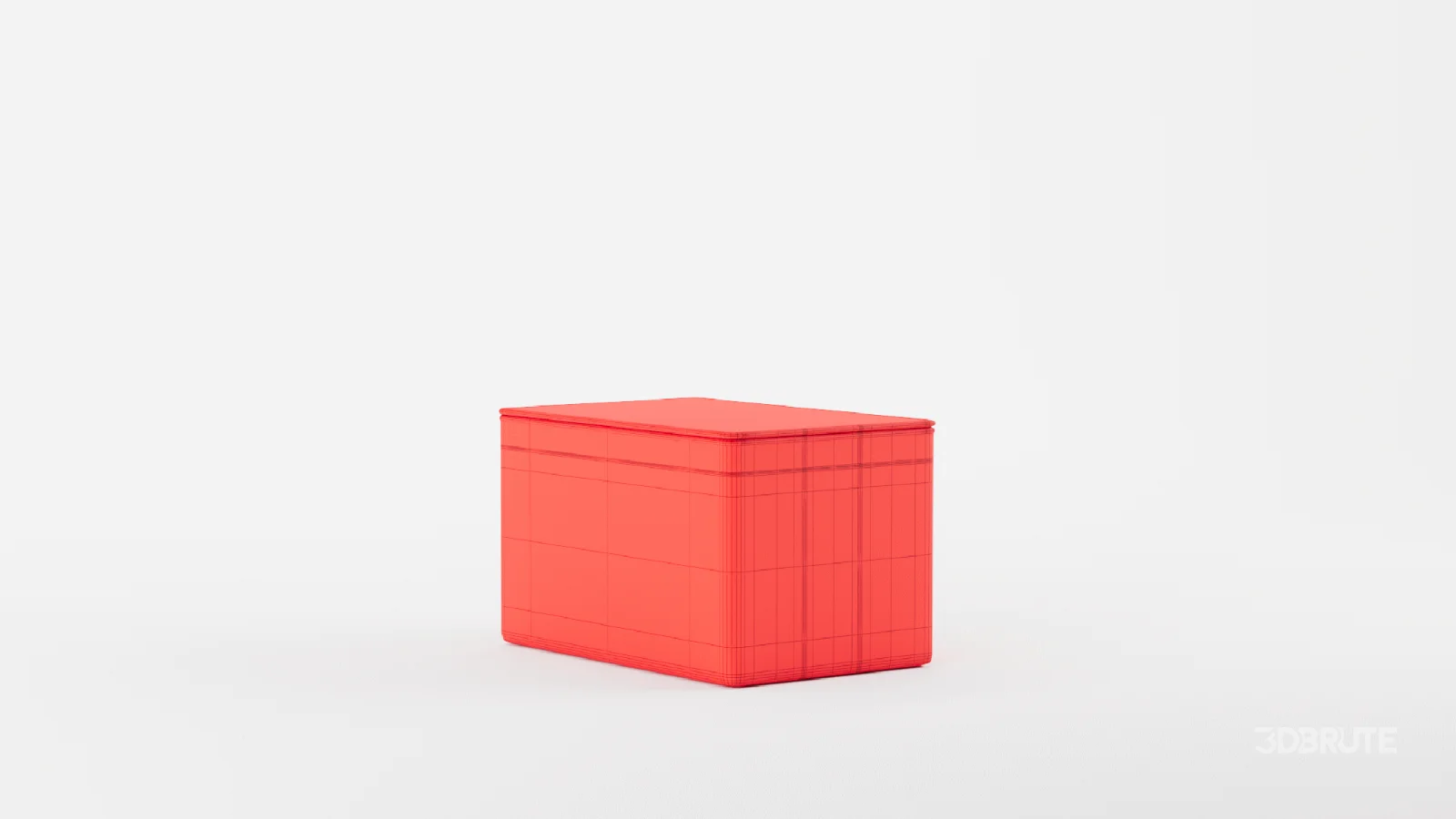 Modern Weave Lidded Storage Basket Image 2
