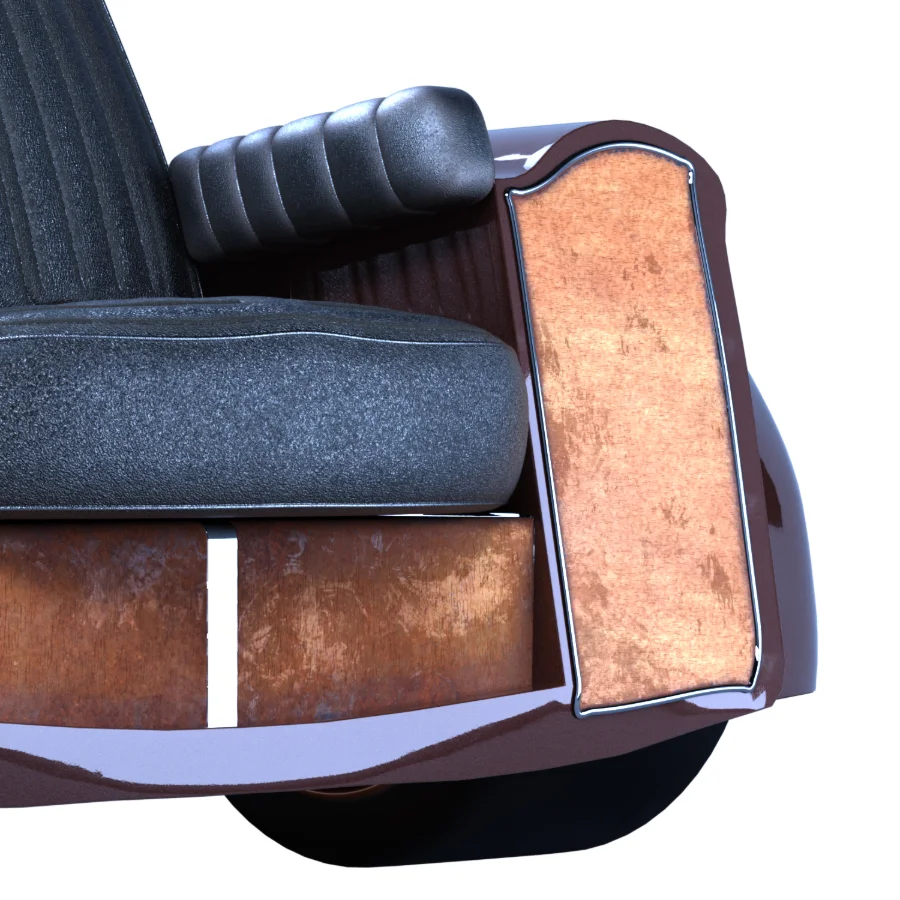 Retro Drive Lounge Chair Image 2