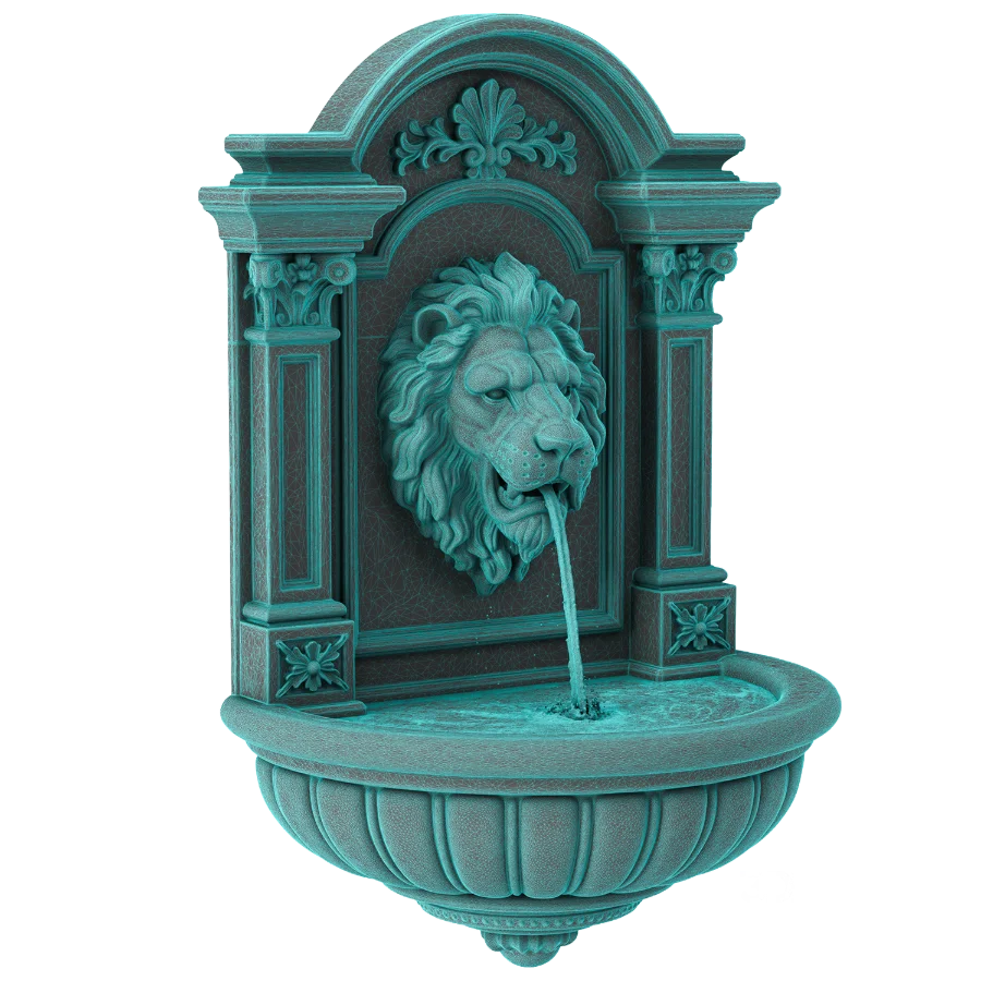 Fountain Collection 02 – Classic Lion Head Wall Fountain Image 6