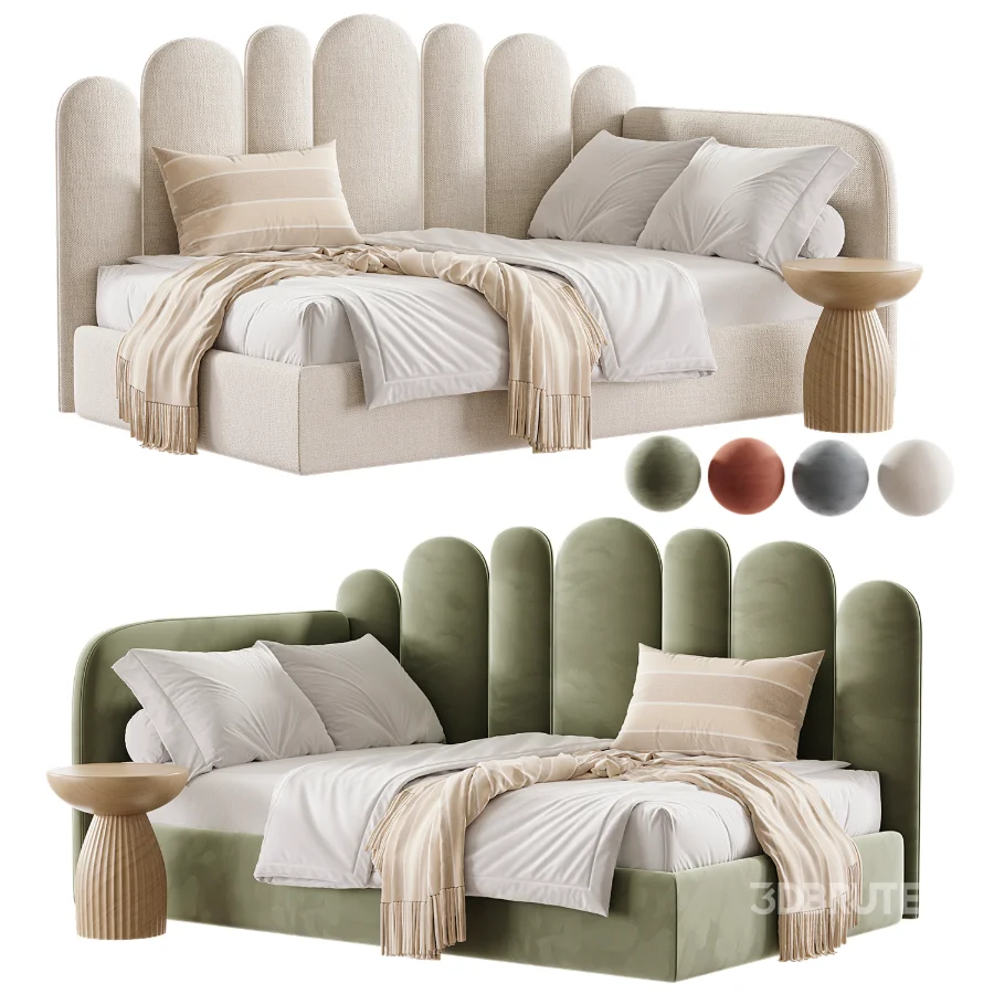 Woody children’s soft sofa bed Image 5