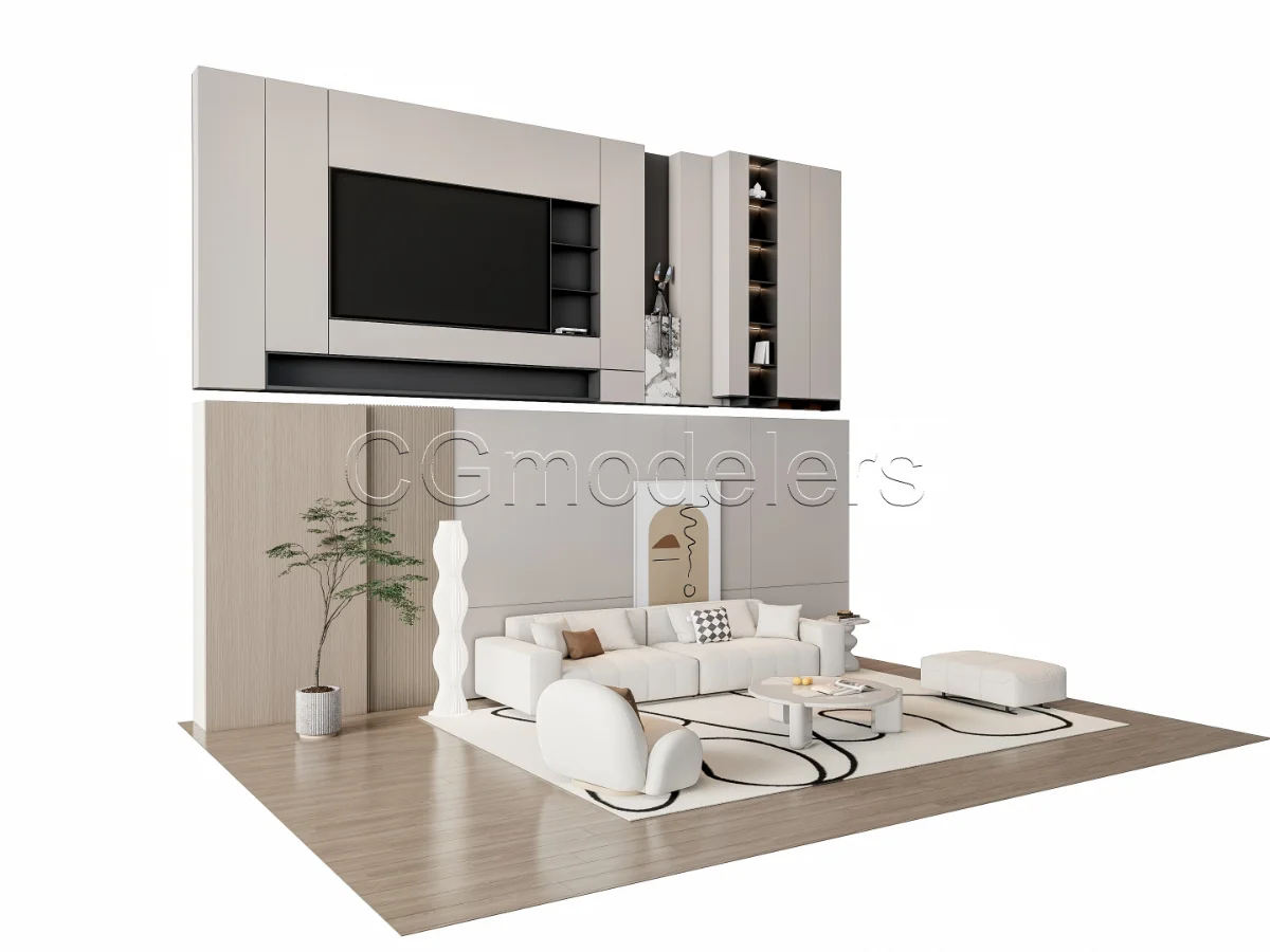 MODERN LUXURY LIVING ROOM SET 15 Image 13