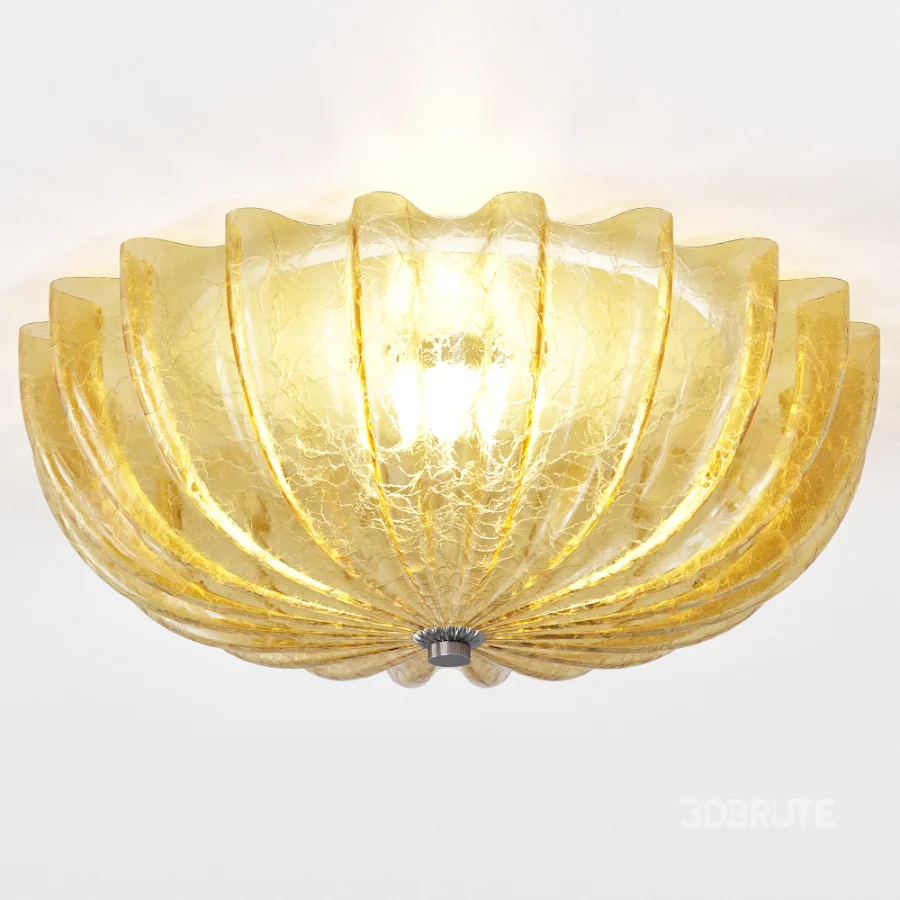 Murano Blown Glass Ceiling Light Image 2