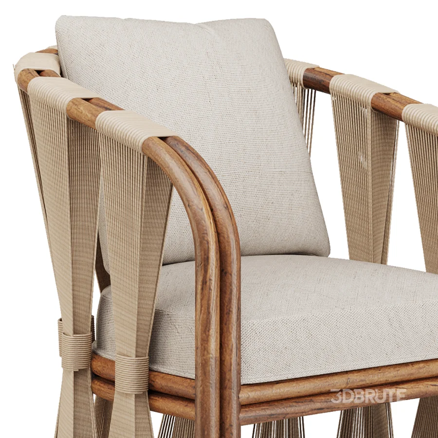 Shanaya Rattan Arm Chair Image 4