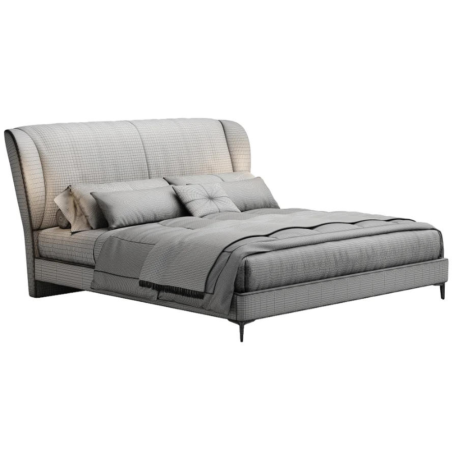 Scandinavian double bed 06 Image 2