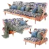 Mid Century ZigZag Lounge Set - Thumbnail 2