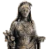 Classical Roman Goddess Statue with Ornamental Pedestal - Thumbnail 2