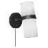 Flemish Wall Sconce, Black and White - Thumbnail 1