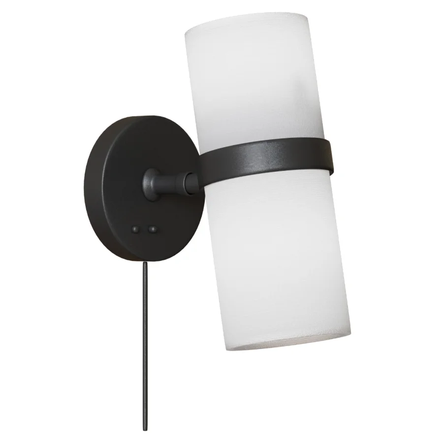 Flemish Wall Sconce, Black and White Image 1