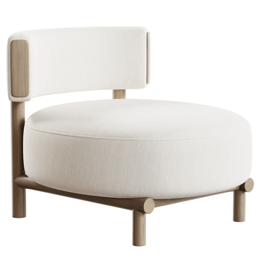 Modern Simple Style Accent Chair Image 2