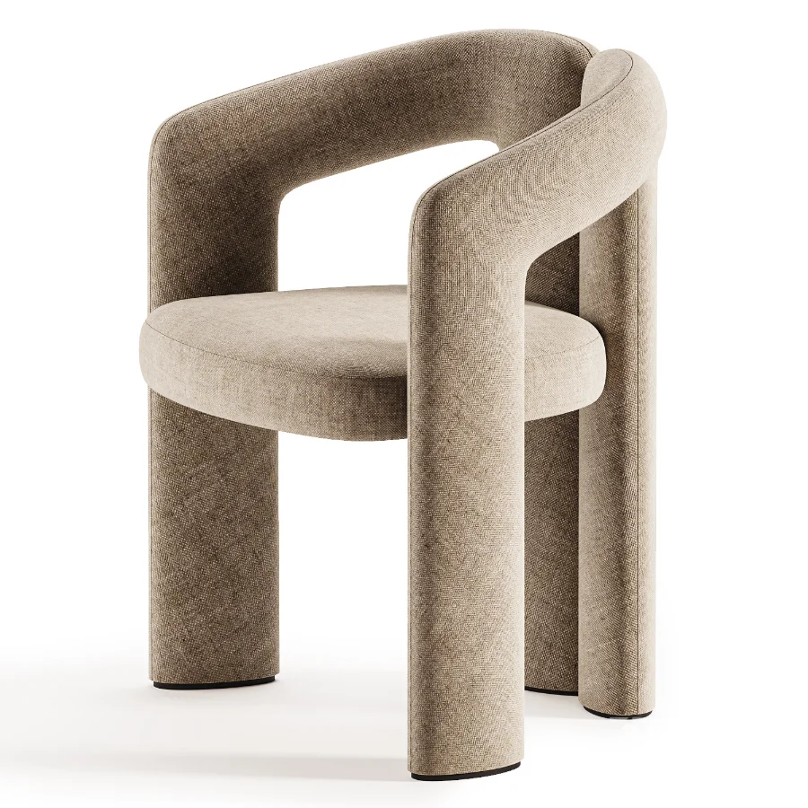 TONDO dining table and Dudet armchair Image 6