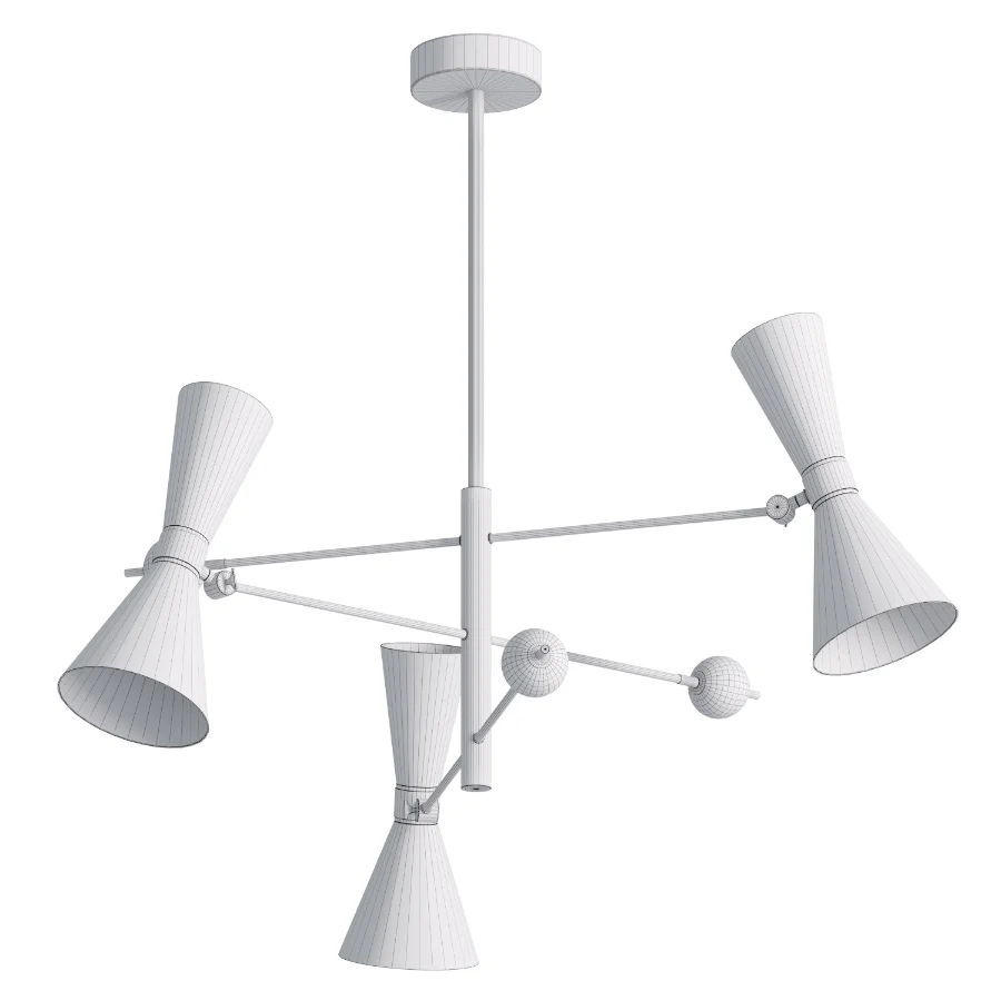 Modern Sputnik Chandelier Image 3