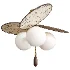 Vintage Floral Disc Ceiling Light - Thumbnail 2