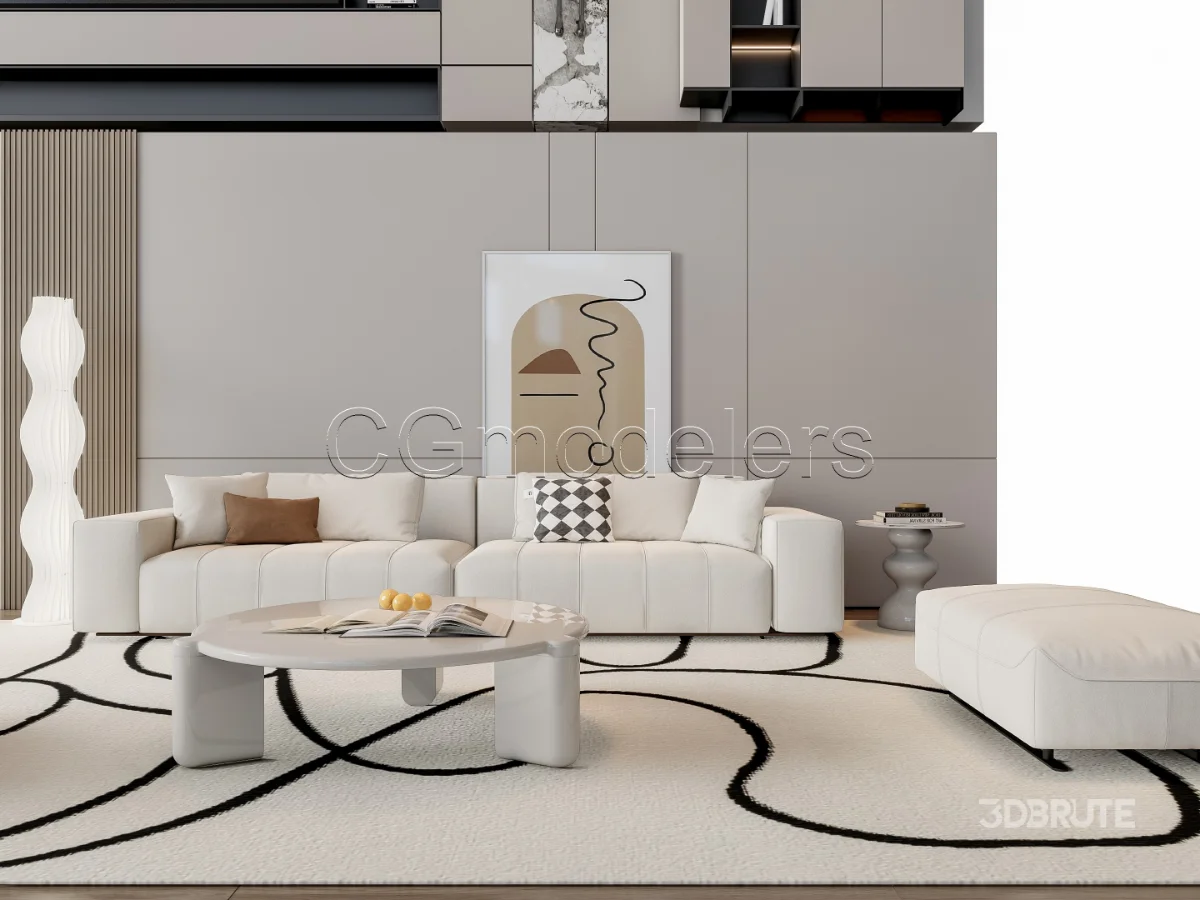 MODERN LUXURY LIVING ROOM SET 15 Image 7