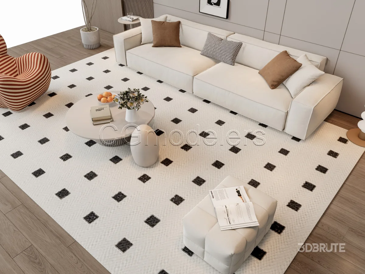 MODERN LUXURY LIVING ROOM SET 12 Image 5