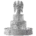 Fountain Collection 01 – Classic Marble Angel Fountain with Water - Thumbnail 5