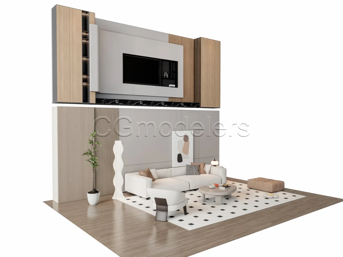 MODERN LUXURY LIVING ROOM SET 19 Image 10