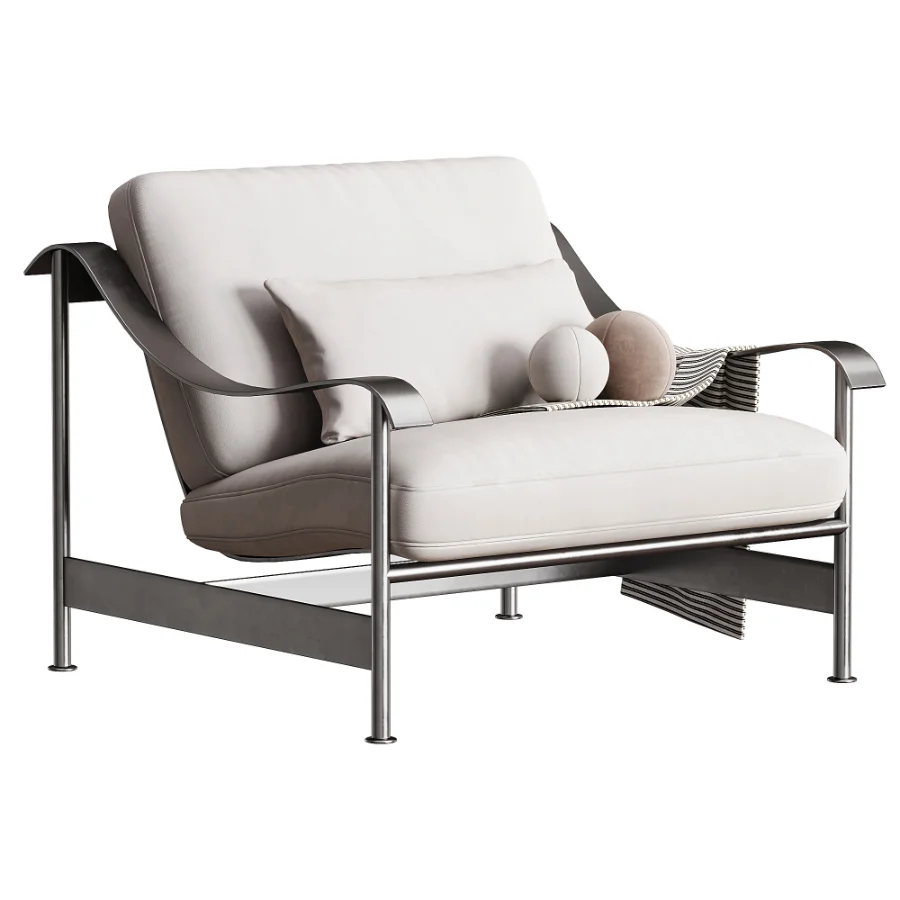 Outdoor Sandy Single Sofa Image 4