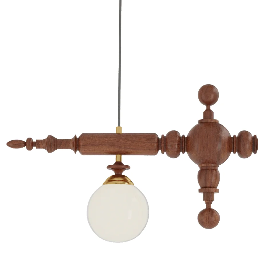 Cambridge Wooden Chandelier Image 3