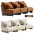 Daphne Outdoor Armless Sofa - Thumbnail 1
