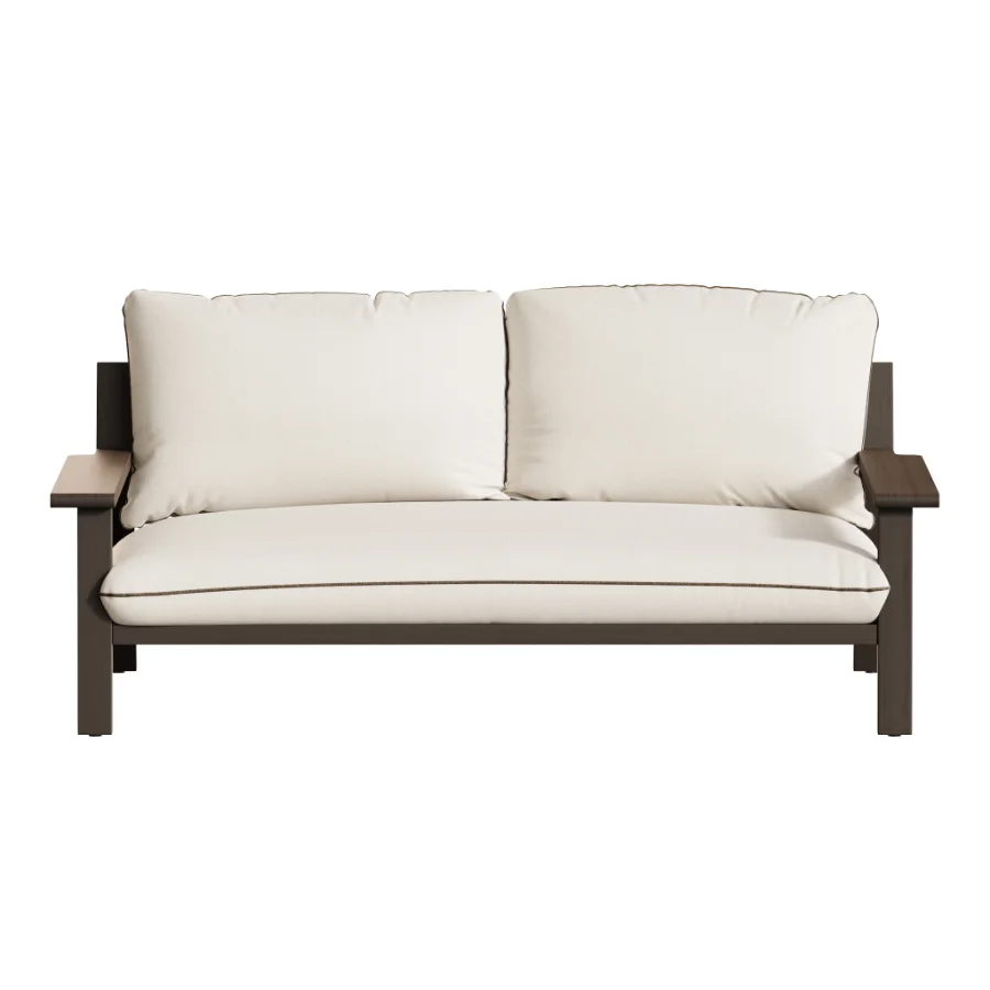 Amir 2-Seater Outdoor Day Bed in Acacia Image 7