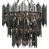 Atlas Black 3 Tier Chandelier - Thumbnail 2