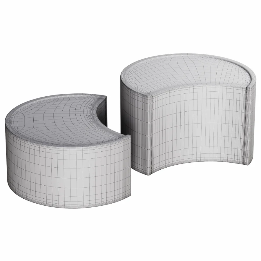 Marcuso Small coffee tables Set Image 3